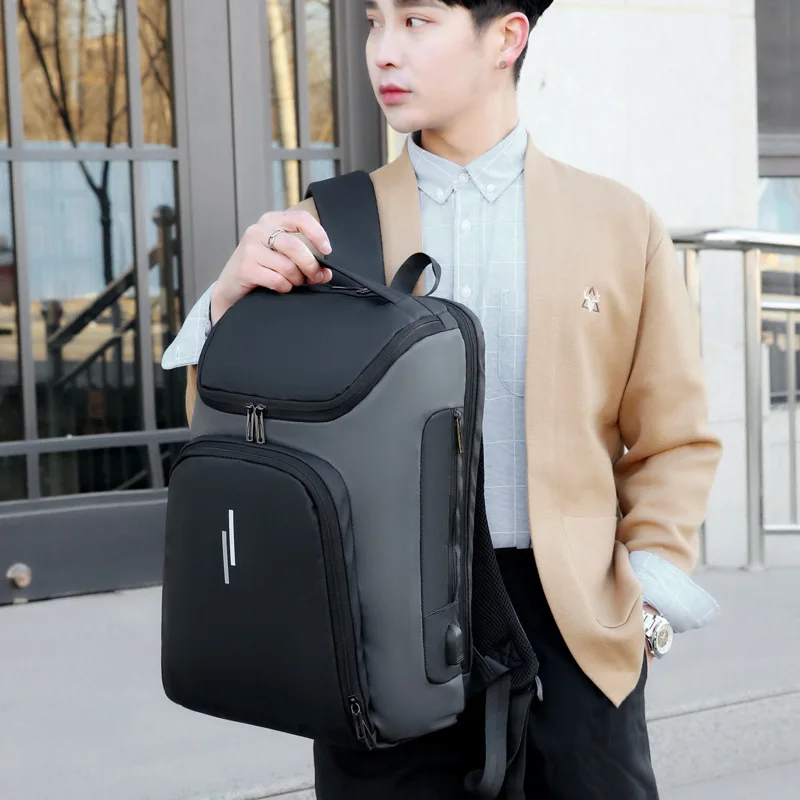 

Men's waterproof backpack handbag business computer bag outdoor sports travel backpack student bag.