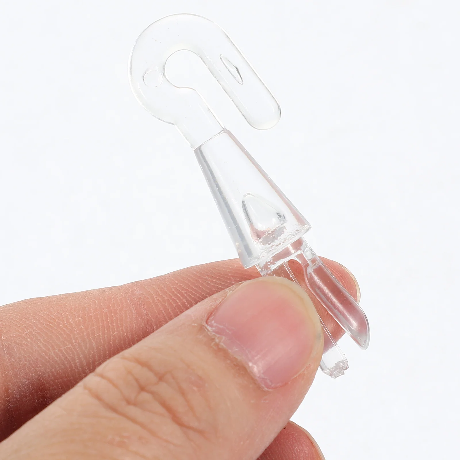 

6Pcs Blind Wand Replacement Hooks Transparent Tip Cap Hooks Vertical Blind Connector Replacement Parts