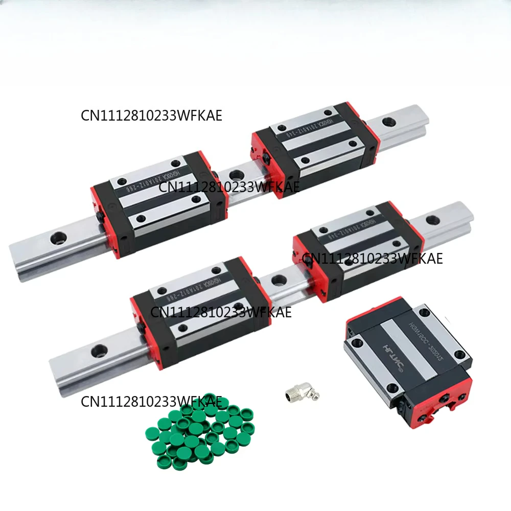 For HLTNC HGR15 HGR20 15mm 20MM Square Linear Guide Rail Kit With HGH20CA HGW20CC HGH15CA HGW15CC Carriages Block For CNC Router
