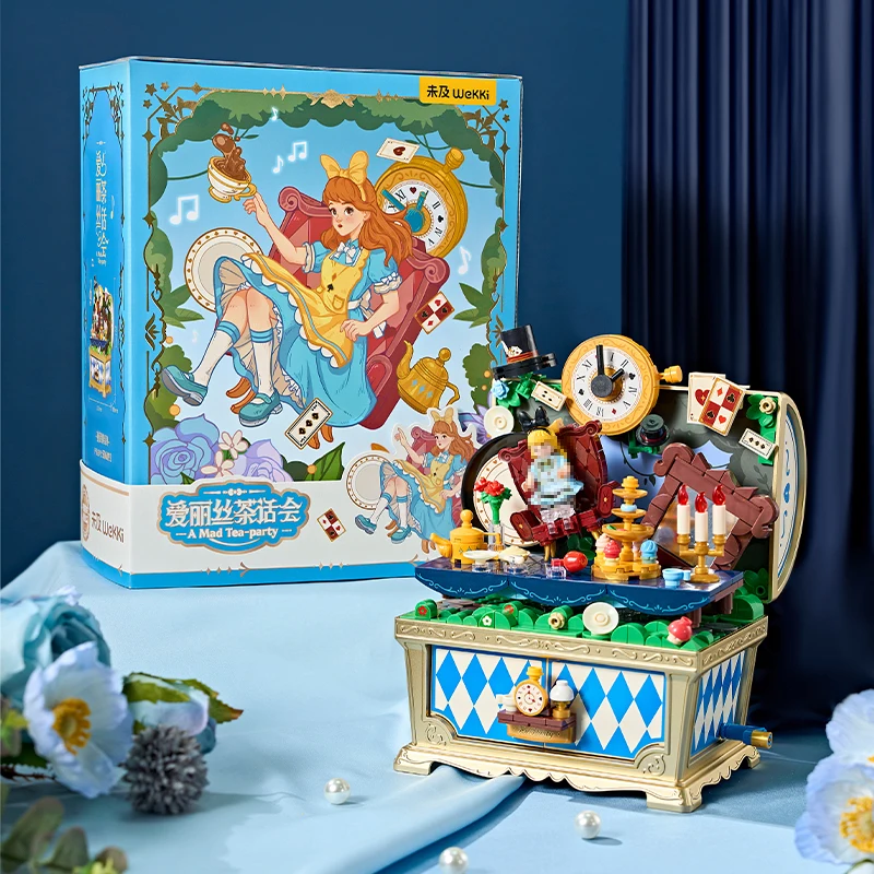 خرافة الموسيقى الكنز الصدر اللبنات خرافة المرحلة المشهد الأميرة الشكل دمية سطح المكتب ديكو الاطفال لتقوم بها بنفسك لعب فتاة هدية