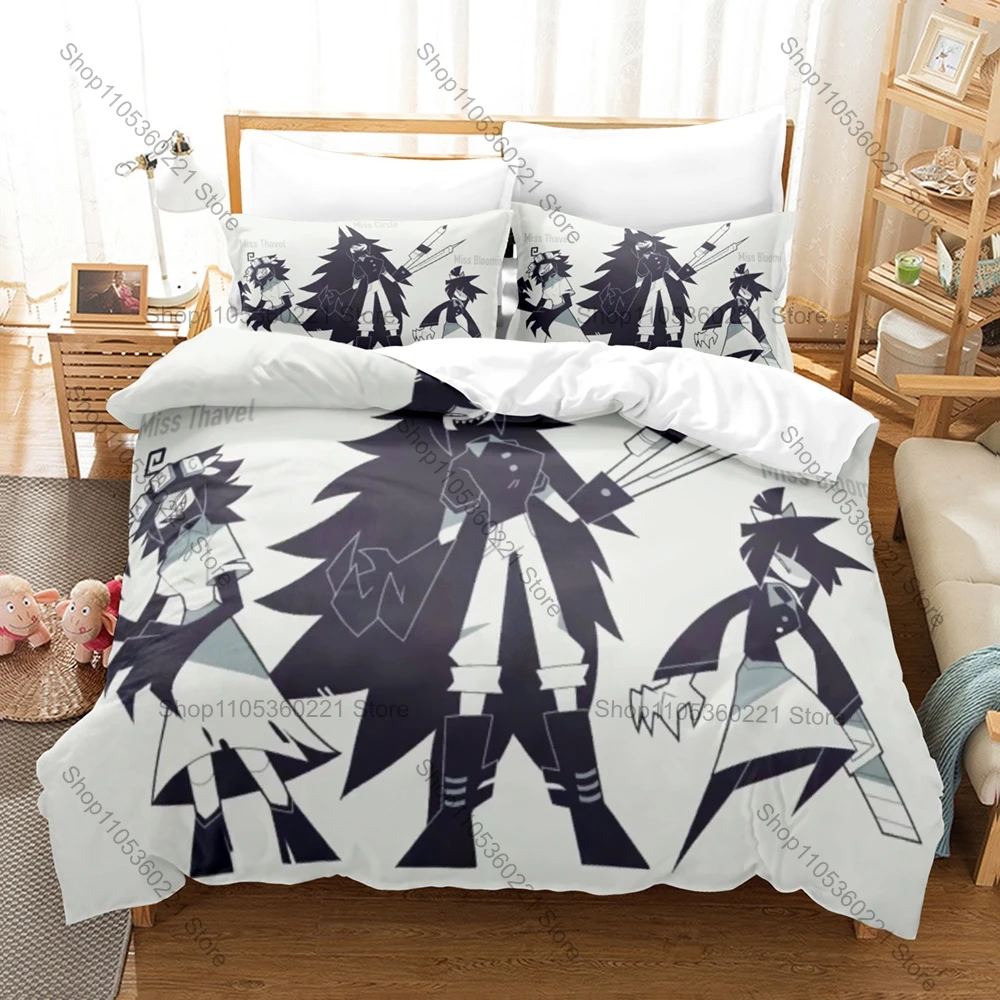 Fundamental Paper Education Theme Bed Set 3 Piece Quilt Cover Set for Fans Comfortable Bedclothes Home Textile All Sizes