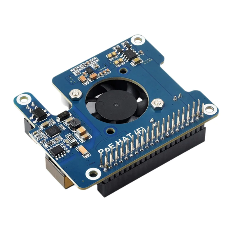 Raspberry Pi 5 Poe HAT Power Over Ethernet 802.3Af Moudle dla Pi5-[A51I]