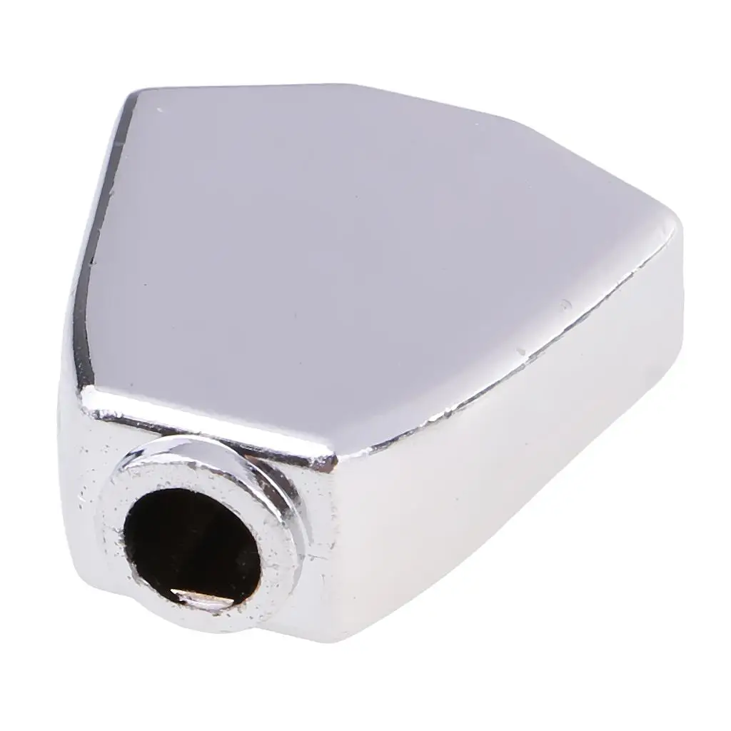 Zinc Alloy Guitar Tuner Knob Silver Key Tuners Button Head Machine for Slotted Guitar Fretboard Parts