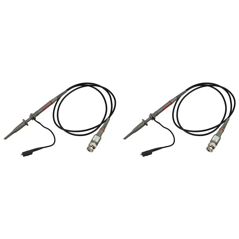 ABUL-2X P6100 BNC Oscilloscope Probe 100Mhz High Precision Scope Analyzer Alligator Clip Probes Test Leads Probe