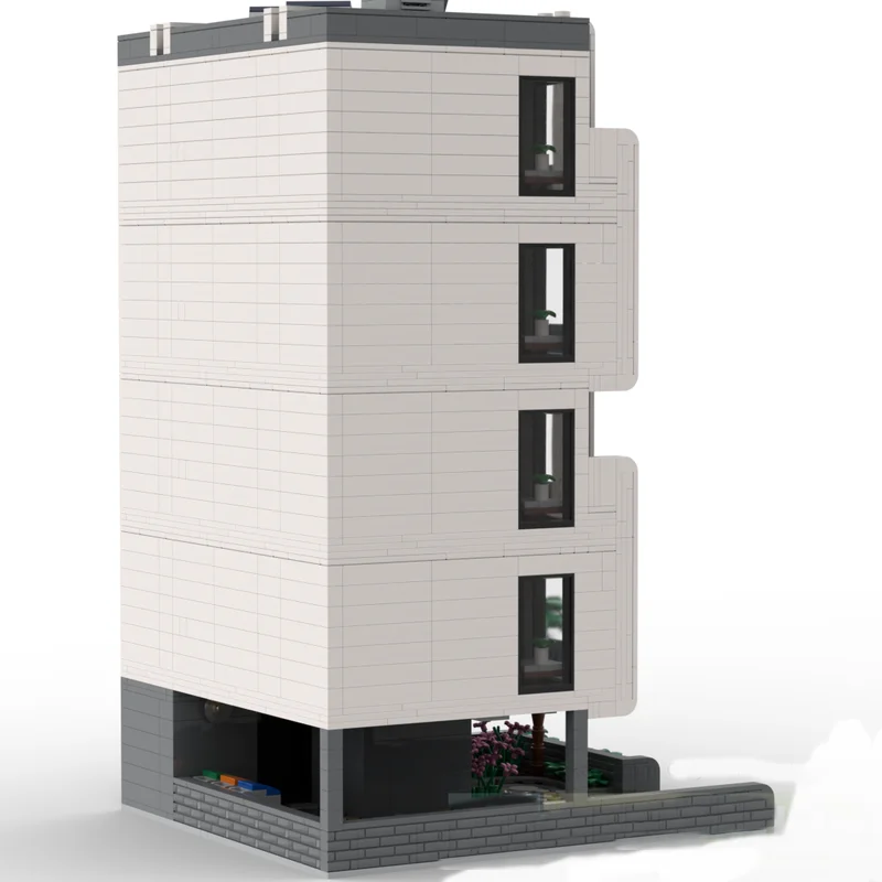 

Строительные блоки Moc, комплекс квартир, модульная модель, технология, кирпичи, сделай сам, вид на город, улица, творческие игрушки для праздничных подарков