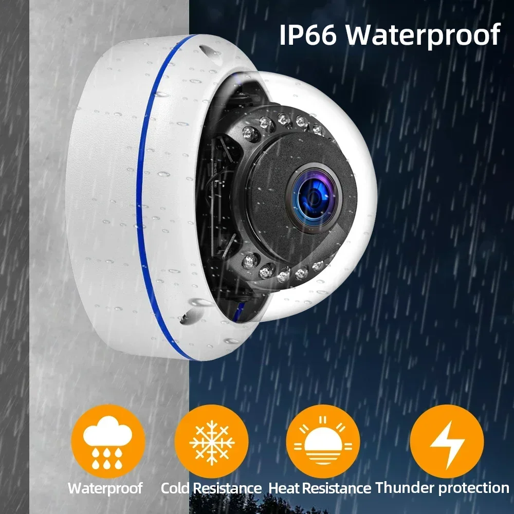 4K Poe Dome Camera Video Surveillance Systeem Kit 8ch Outdoor Waterdichte Ip Beveiliging Camera Systeem Thuis 8mp 10ch Poe Nvr Kit