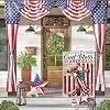 God Bless America 4th of July Garden Flags for Outside 12x18 Inch Double Sided Memorial Day Patriotic Amercian Yard Garden F jjp