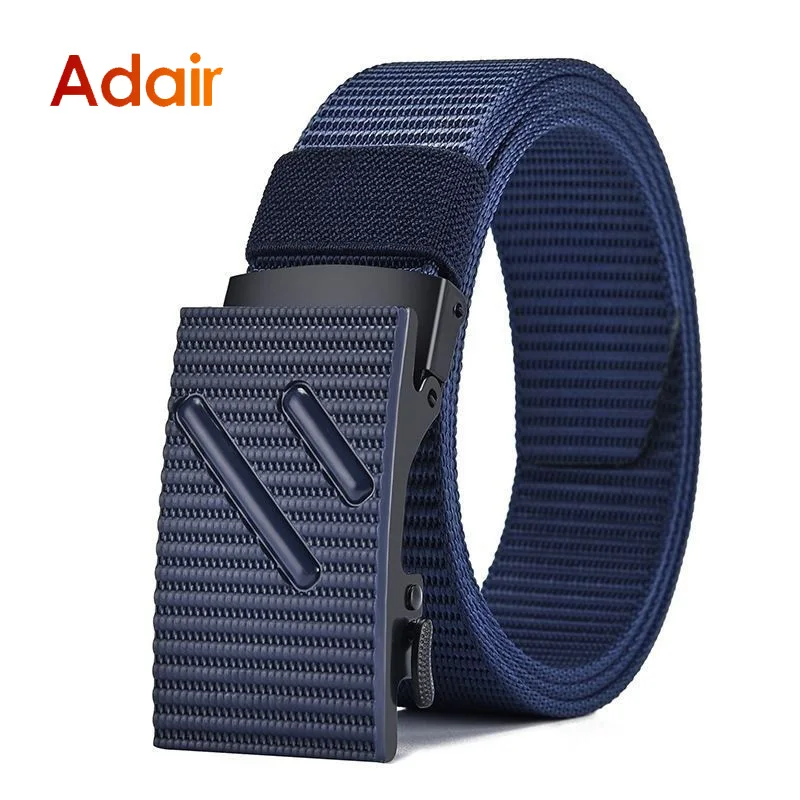 

Automatic belt man Nylon Webbing Belts Army Tactical Military Casual Fashion Designer Canvas Jeans Belt Waist Fabric Strap HB090