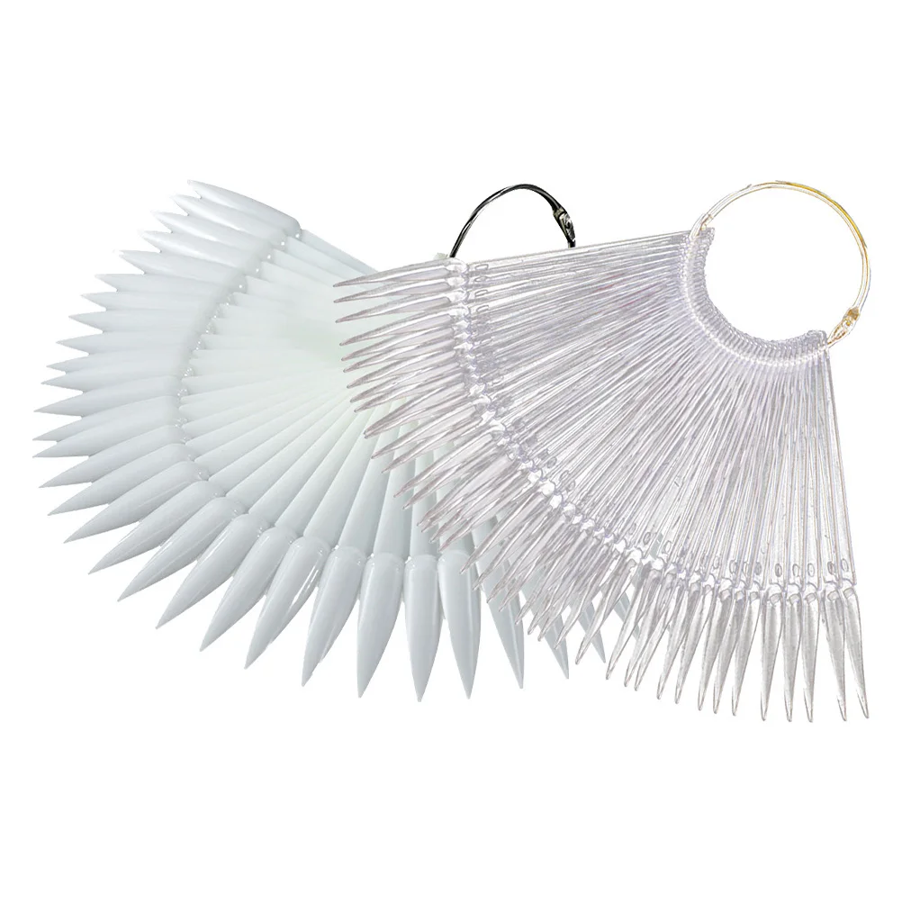 

2Sets Classic Manicure Sample Color Board Lightweight Nail Art Showing Cards Multi-Use Nail Display Tools for Color Matching