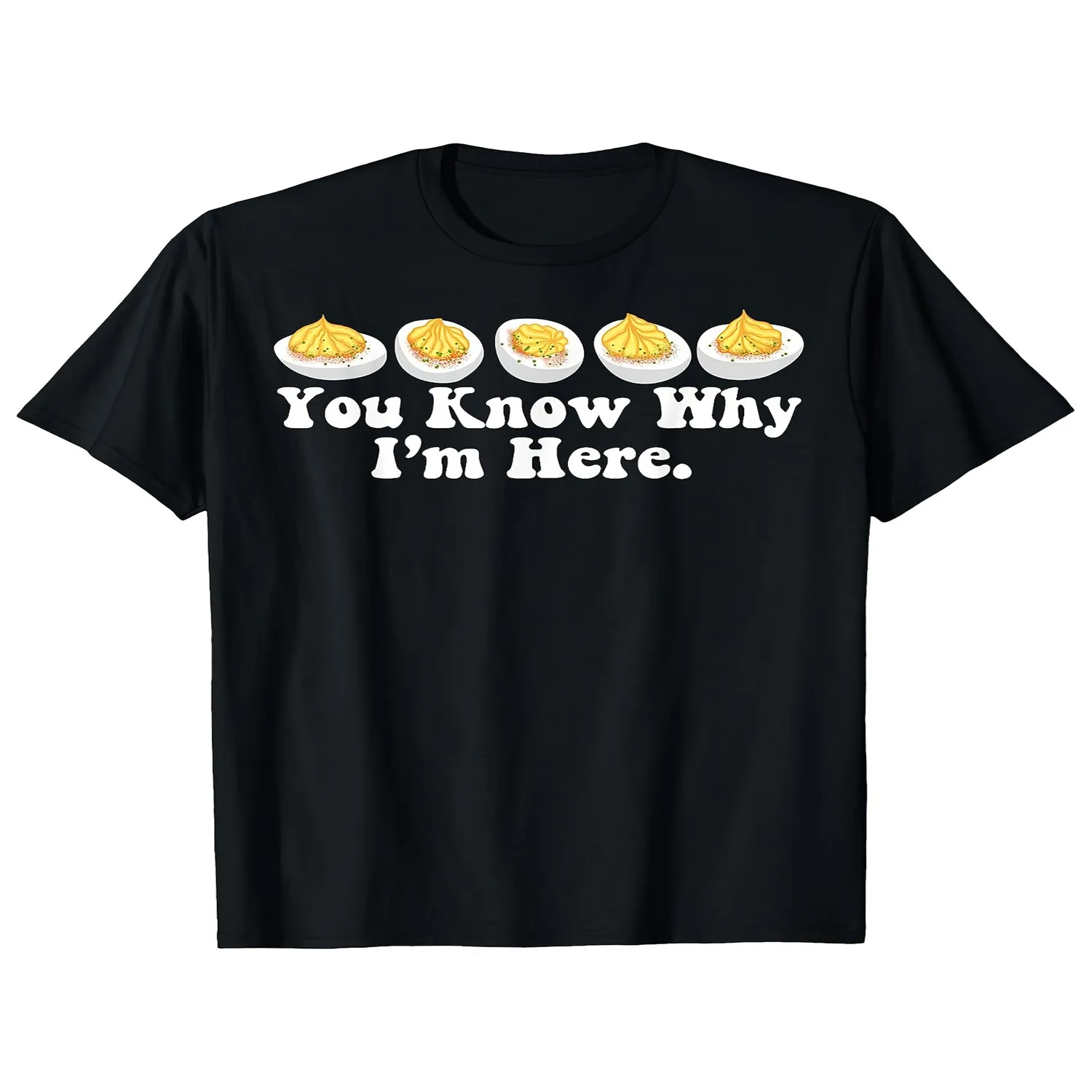 Vintage Thanksgiving Deviled Eggs Graphic Tee for Men - 100 Cotton, Crew Neck, Short Sleeve, Casual Summer T-Shirt, Vintage Tshirt, Trendy Fashion Casual Women's and for Man's Sport Style Summer lightweight tshirt, unisex t-shirt
