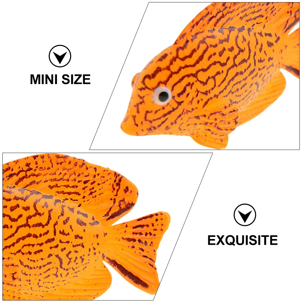 3 stks Simulatie Tropische Mini Levensechte Aquarium Decoratie Premium Siliconen Nep Voor Aquarium Kunstmatige Drijvende Vis Huisdier