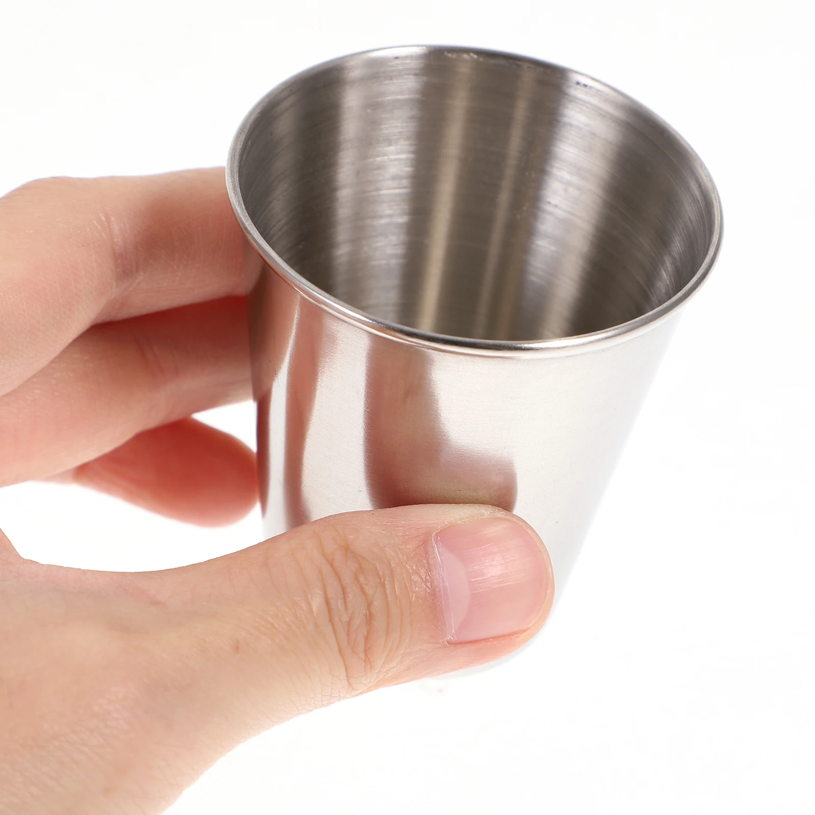 

6pcs Stainless Steel Cups for s Shatterproof 70ml Travel Beer Mugs Reusable Outdoor Party Cocktail Glass Water Jug