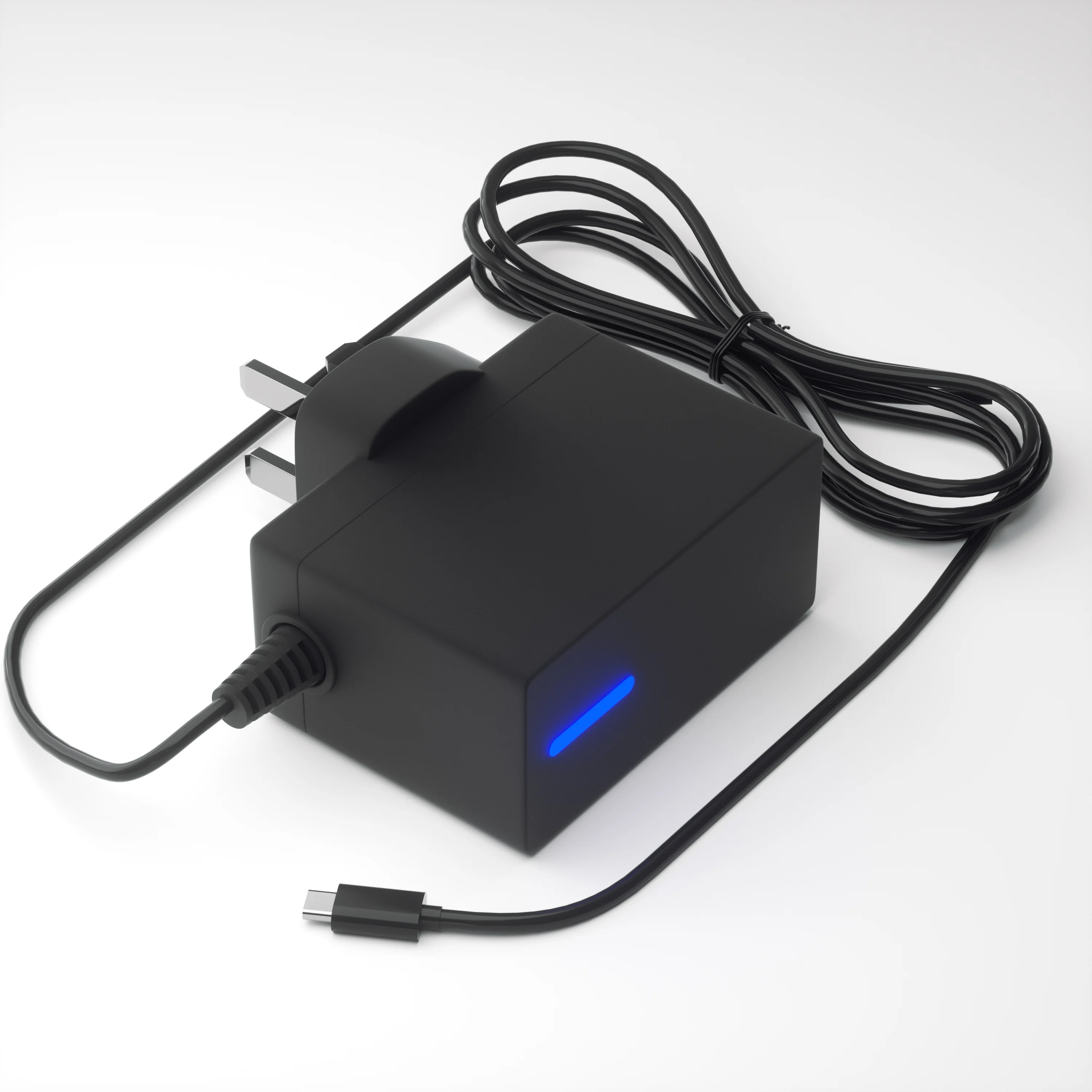 AC Adapter Dành Cho Máy Nintendo Switch/Công Tắc Dock/Pro Bộ Điều Khiển, du Lịch Nhanh Sạc Tường Với 5FT Loại C Cung Cấp Điện