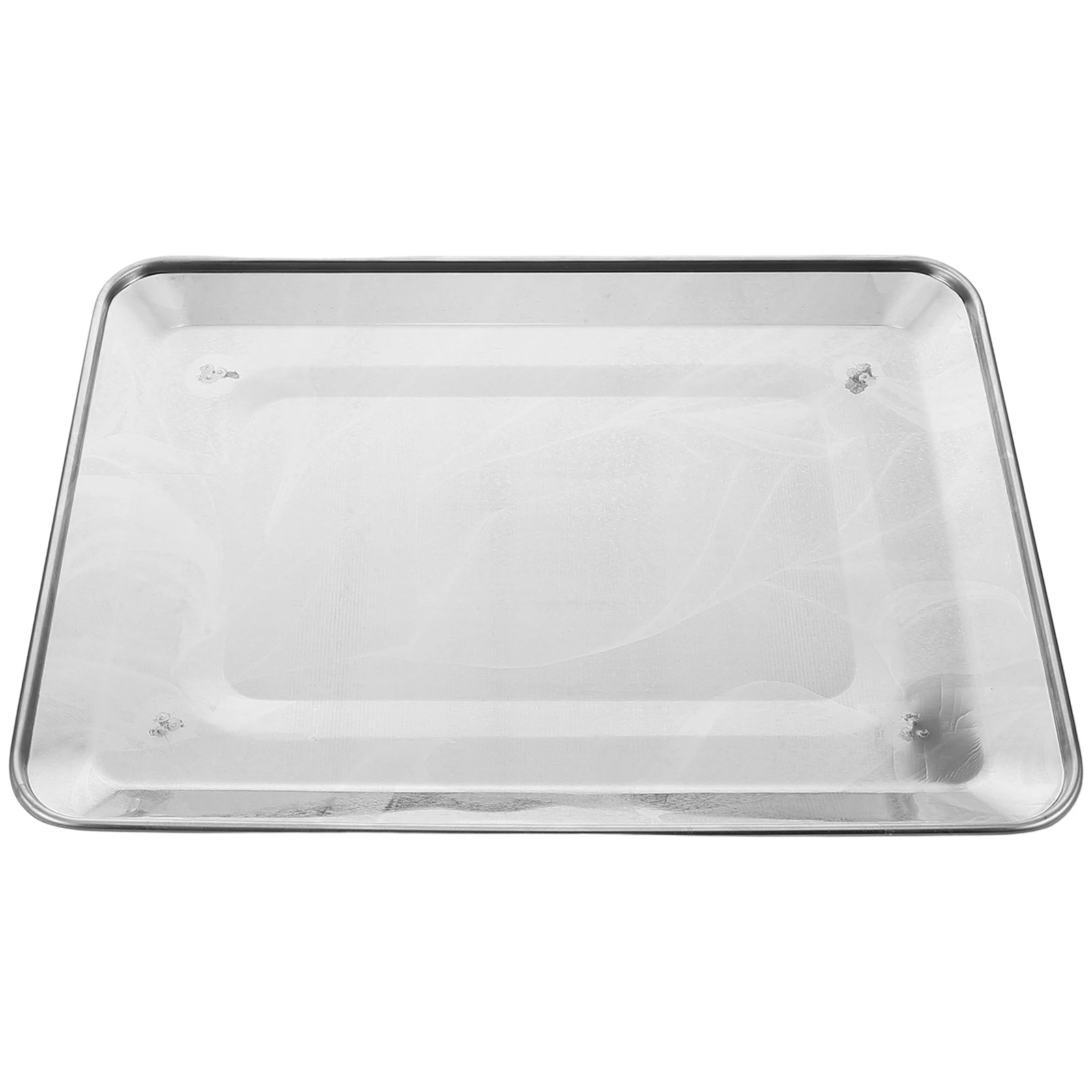 

Electronic Scale Tray Reusable Metal Pan Food Weighing Pans Trays Storage Kitchen Flour