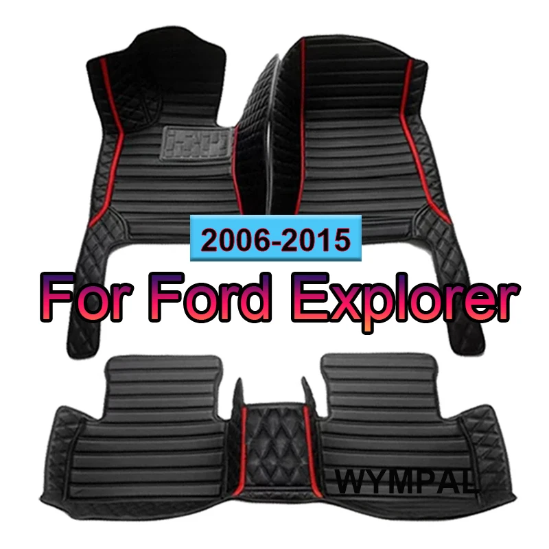 

Car floor mats for Ford Explorer 2006 2007 2008 2009 2010 2011 2012 2013 2014 2015 Custom auto foot Pads automobile carpet cover