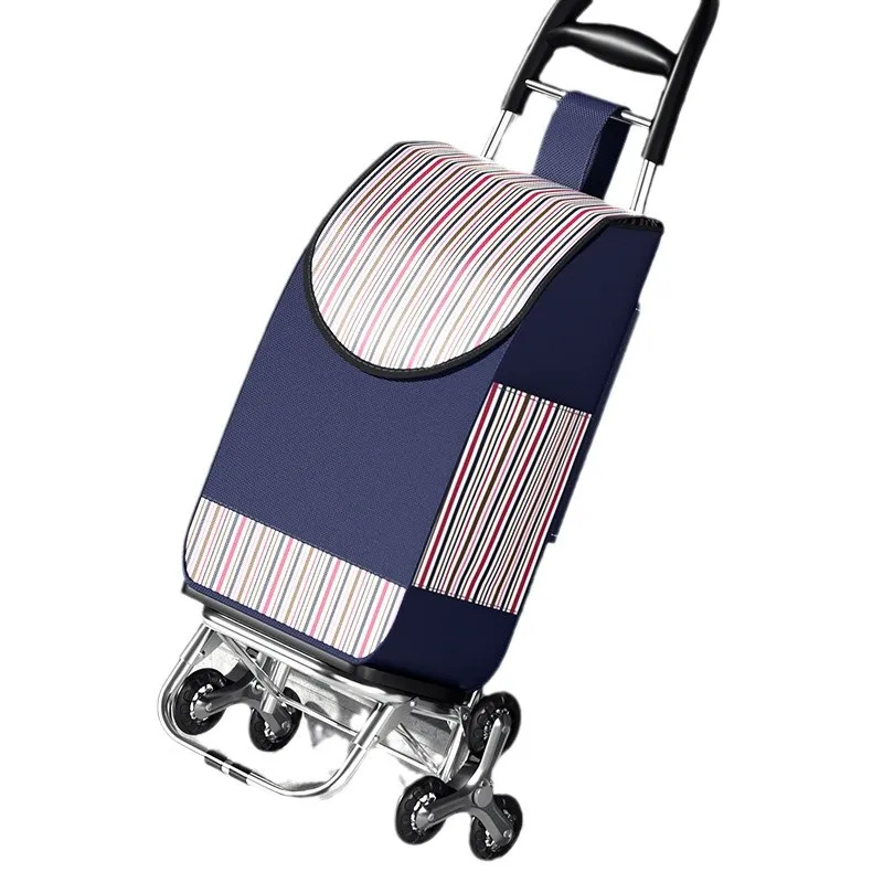 

Shopping for the elderly to climb the stairs, light household pulling goods, portable shopping cart, trolley foldable