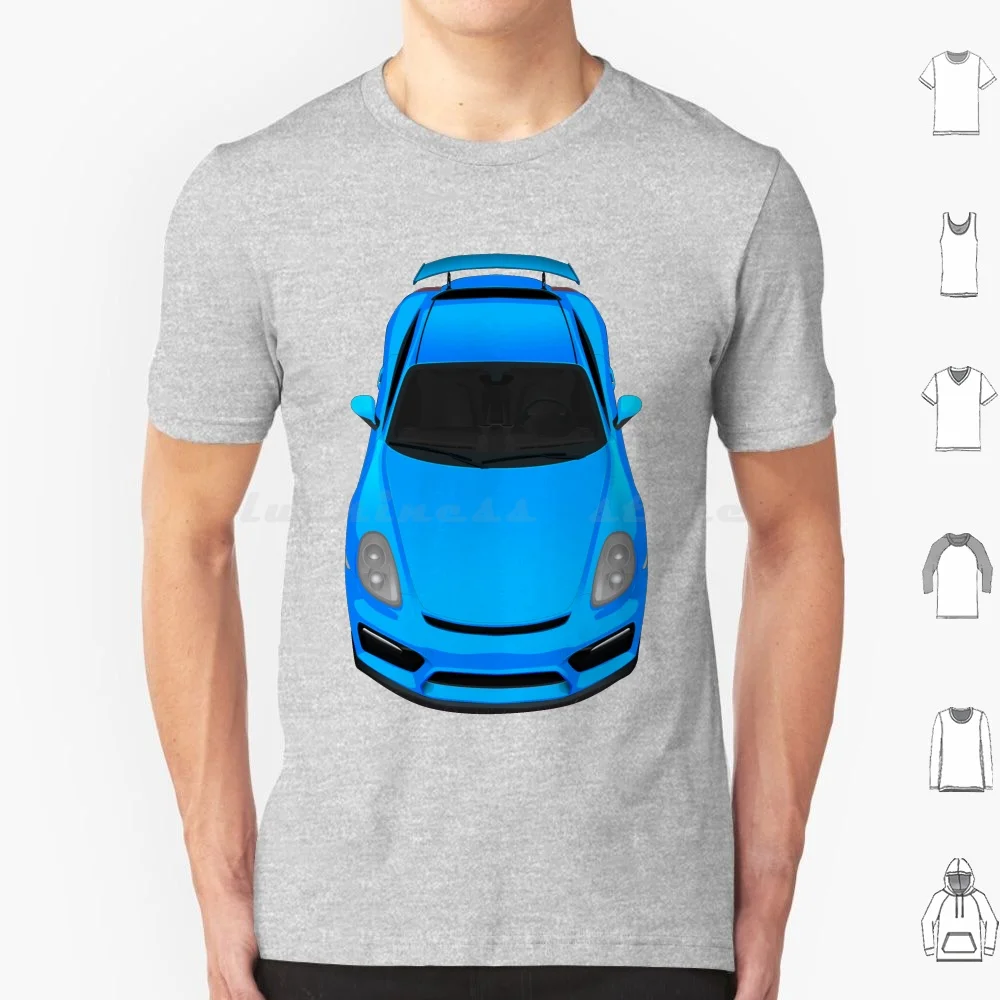 Shades Of Light Blue T Shirt Cotton Men Women DIY Print Cayman Gt4 Gt 4 Manga Race Racing Drift Hipster Subspeed Car Cars Auto