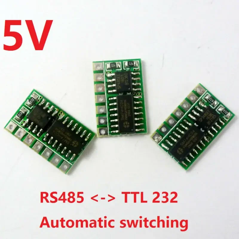 3 Pcs R411B01_5V 5V Mini Automatic Switching RS485 To TTL 232 Board RS232 To 485 Module UART Serial Port SP485 Repl MAX485