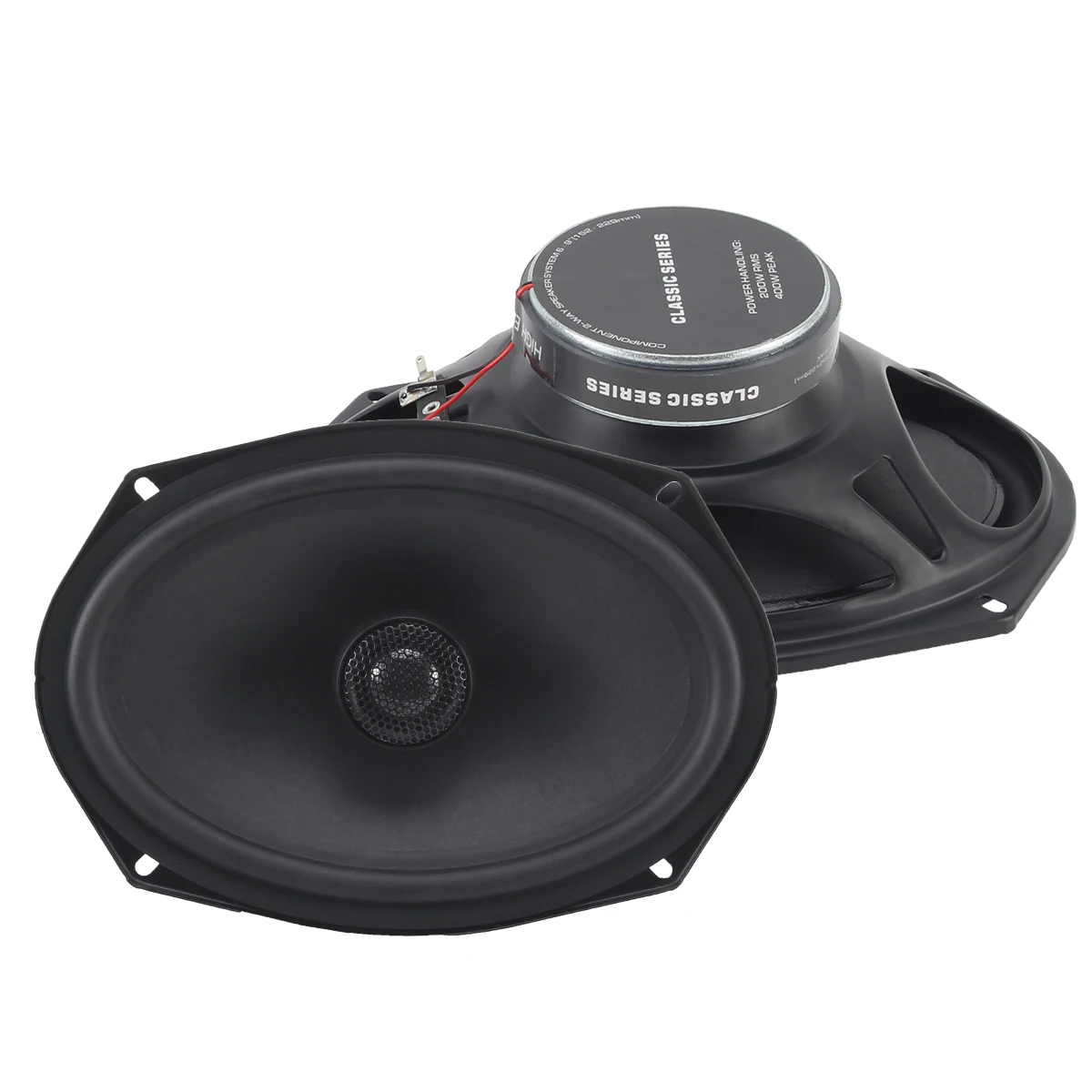 Pure Copper Voice coi RMS power 90W*2 6x9 Inch car Audio Coaxial Speakers with 25mm Silk Diaphragm Dome Neodymium magnet Tweeter