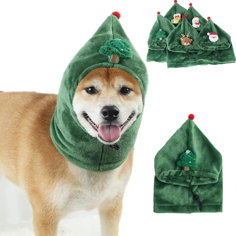 

Pet Hat for Small Medium Dogs Christmas Dog Hats Winter Warm Puppy Cat Hat Christmas Party Cosplay Costume Pets Accessories