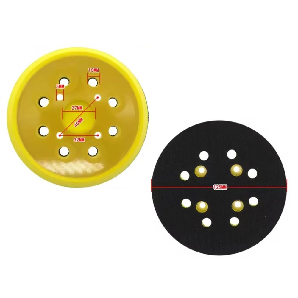 

5 Inch 8-Holes 4 Nails Backing Sanding Disc Pad Sander Pad Backing Sanding Disc Pad Sanding Disc Power Tools