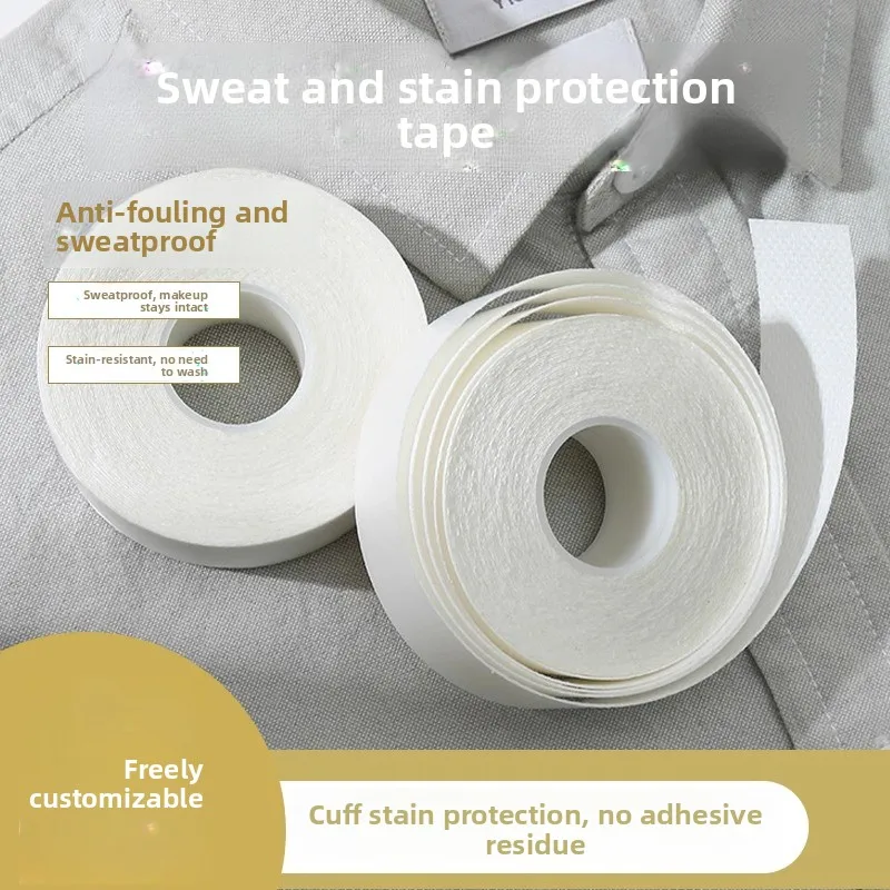 

Sweat Absorbent Shirt Collar Pads Disposable Breathable Sweatproof Cuffs Dirt Protection Clothing Accessories Casual Style Pu...