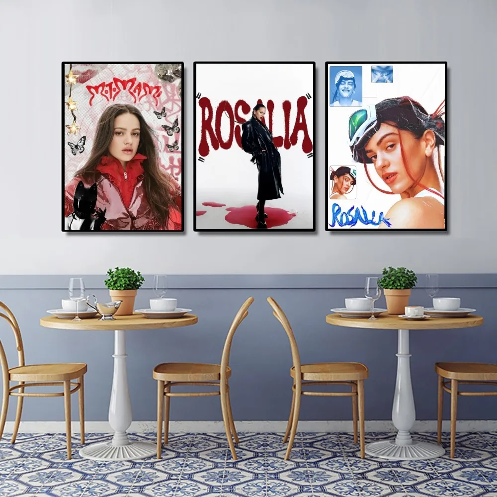 

R-Rosalia Poster Kraft Club Bar Paper Vintage Poster Wall Art Painting Bedroom Study Stickers