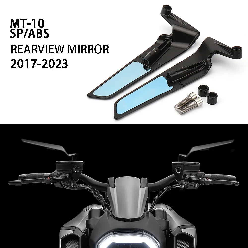 

MT-10 Accessories Motorcycle Stealth Mirrors for Yamaha MT10 SP MT 10 ABS 2017-2023 Wind Wing Side Adjustable Rearview Aluminum