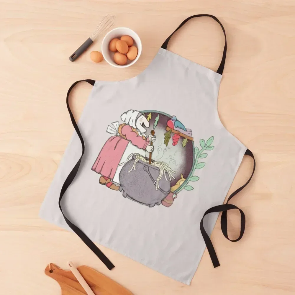 

Strega Nona Spaghetti Apron cooks clothes Chef Uniform waiter Kitchen Items For Home Apron