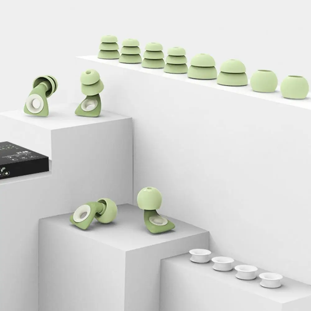 Noise Cancelling Earbuds Soft Reusable Silicone Earplugs for Effective Noise Reduction Home Office Sleep Noise for Work