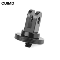 Metal 1/4 Mini Tripod Adapter Mount for GoPro Hero 9 8 7 5 6 4 Session SJCAM SJ4000 Xiaomi Yi 4K Eken H9 Action Camera Accessory