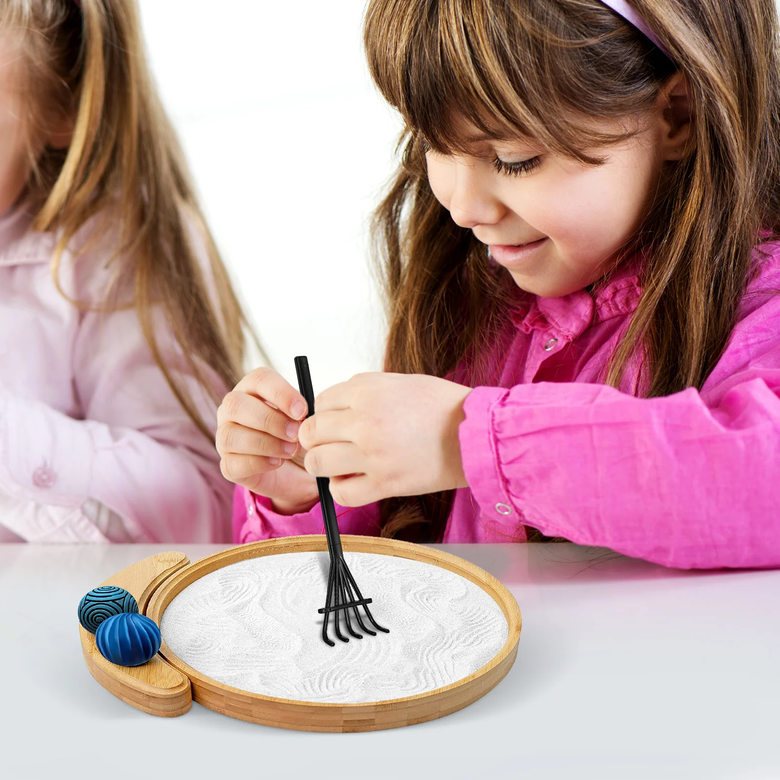 أدوات أشعل النار الصغيرة لحديقة زن صندوق الرمل لسطح المكتب طقم حديقة الطاولة اليابانية هدية ملحقات الحديقة المصغرة #2