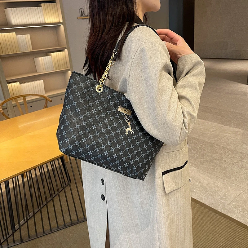 2024 Herbst und Winter Neue Presbyopie-Handtasche Schultertasche Große Kapazität Einkaufstasche Damentasche – Detail 15