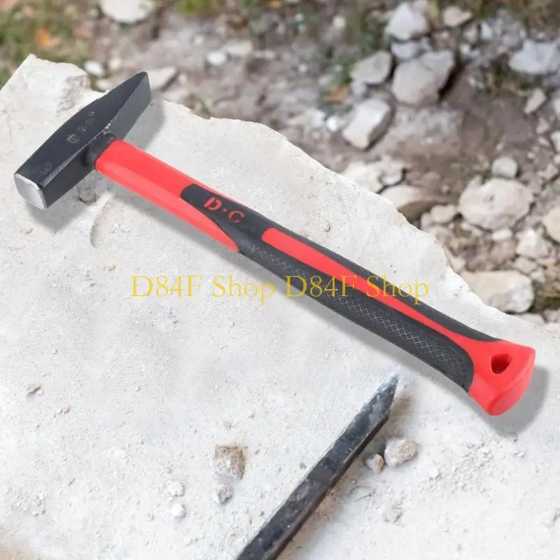 D84F Flat Hammer Kindling Small Hammer Fitter Hammer Soft Hammer Chipping Hammer Welding Manual Hammer Tool for Mining