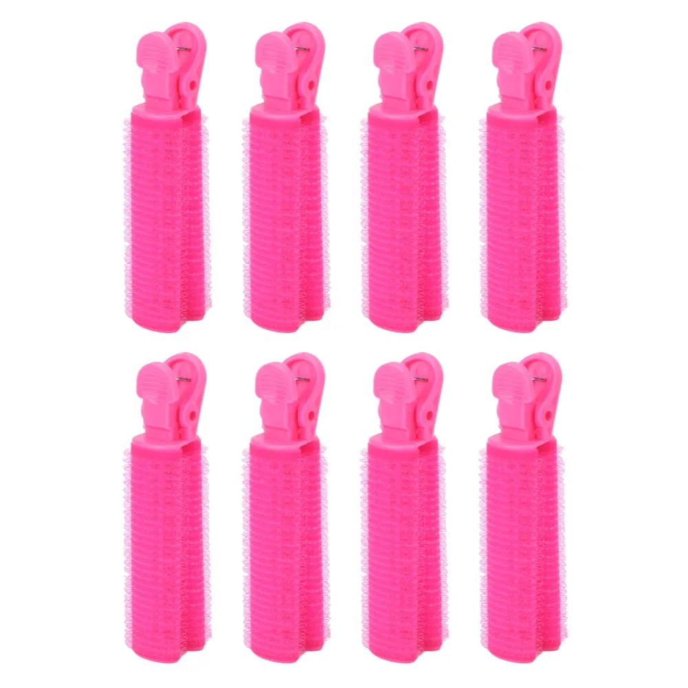 8pcs Instant Fluffy Hair Root Clip Adhesive Design Fast Styling Self Adhesive Hair Roller Durable Portable Hair Volumizing Clip