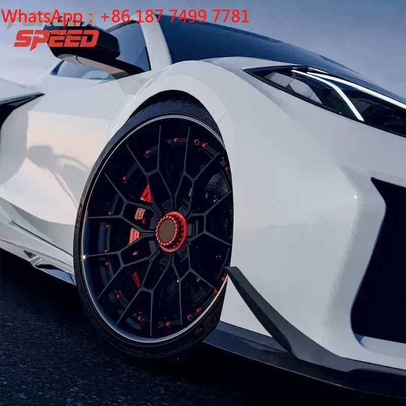 Forgex CL2-M70 Forged 2 Piece Wheels 5x112 5x120 19 20 21 Inch for C8 Z06 RS3 RS4 RS5 RS6 S3 S4 S5 S6 Matte Black