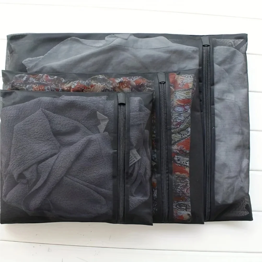 3pcs Heavy Duty Mesh Laundry Bags - Protect Clothes From Wrinkles and Stains in Washing Machines for Home Use