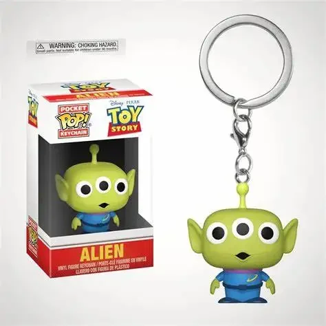 Disney movie FUNKO Pop Toy Story 4 Slinky Dog Buzz Lightyear Alien Woody Forky Keychain PVC Action Figure Model Toy For Children - view 2