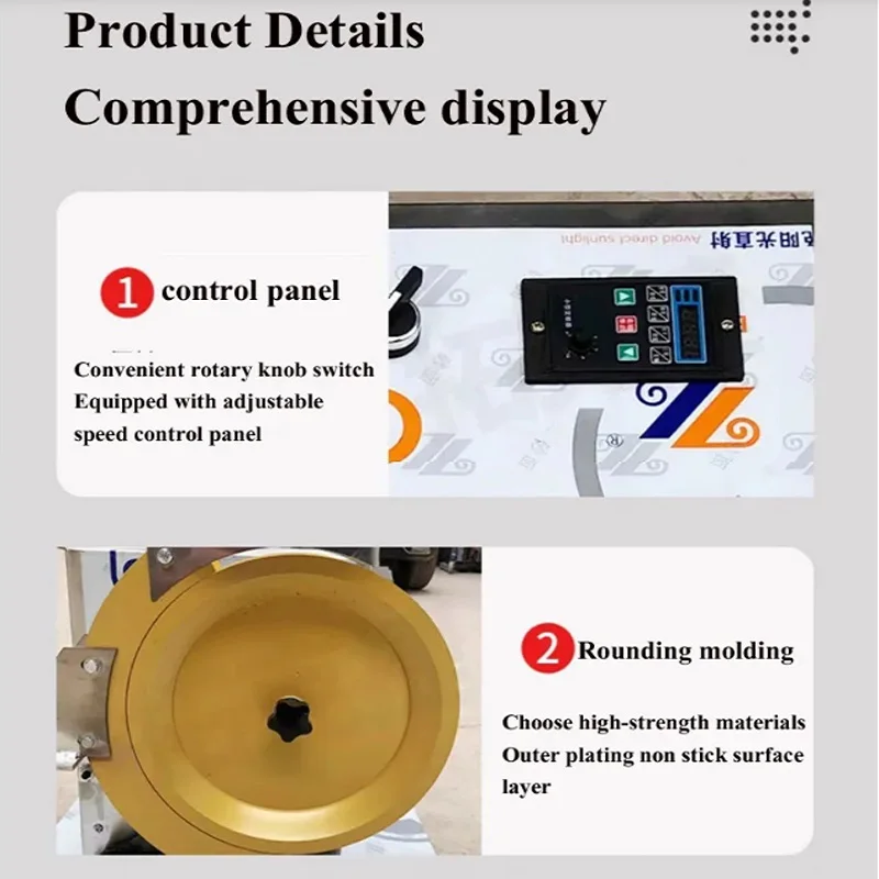العجين مستدير العجين الكهربائية آلات صنع الكرة المستديرة المهنية الفولاذ المقاوم للصدأ آلة تقريب العجين معدات المخابز