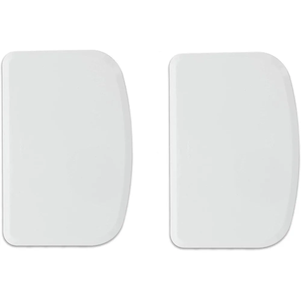 وعاء مكشطة العجين البلاستيكي المخمر، قاطع مرن آمن للطعام، مرن متعدد الأغراض، قبضة جيدة منحني، عبوة من قطعتين