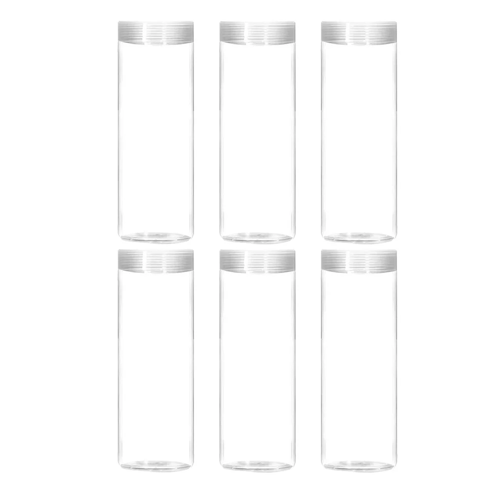6Pcs Plastic Coin Tubes Clear Storage Holders for Coins Collection 30Mm Diameter Capsulated Organizer Dispenser Jar Container