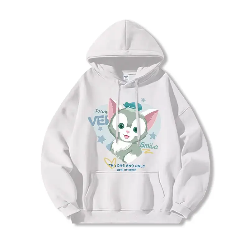 لطيف القط غطاء رأس أسود النساء الاطفال 2025 الصيف القطن البلوز آذان الوردي الأزرق القوس رمادي أبيض هريرة تصميم لطيف جدا Vem النص