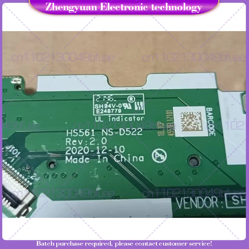 Compatible For IdeaPad 3-15ITL6 15S ALC USB Board Switch Board NS-D472 NS-D522