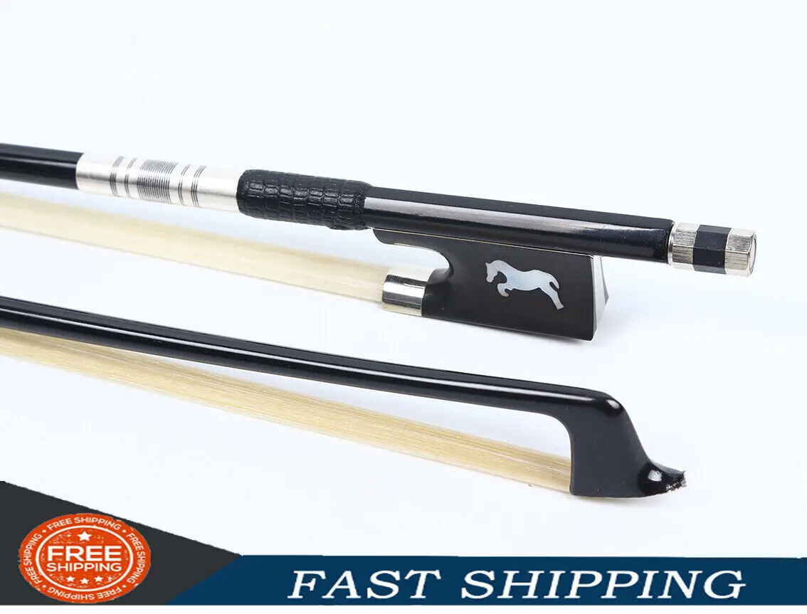 

Advance Carbon fiber Violin Bow 4/4 Full size Pernambuco Level Bow Horsehair US