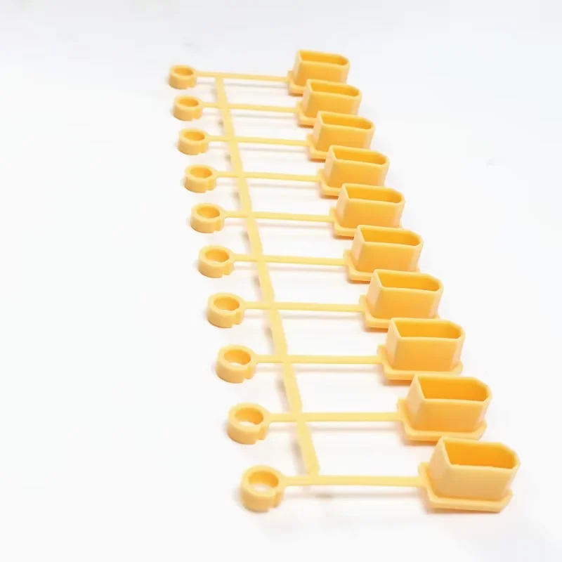 10 قطعة/الوحدة الأحمر البرتقالي XT60 التوصيل المطاط محطة معزول الغطاء الواقي قبعات مناسبة ل Rc يبو بطارية الغبار واقية قبعات #2