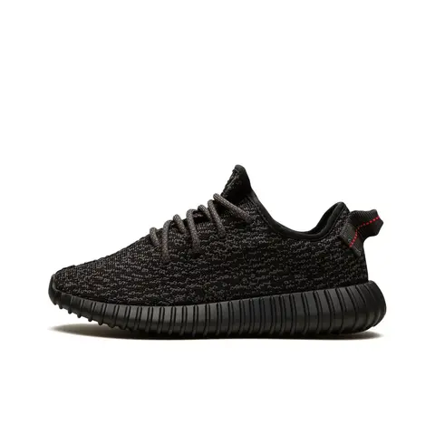 Adidas Originals Yeezy Boost 350 Black Warrior Pirate Black Trendy Low top Casual Shoes Unisex Black 2023 Edition BB5350-2023