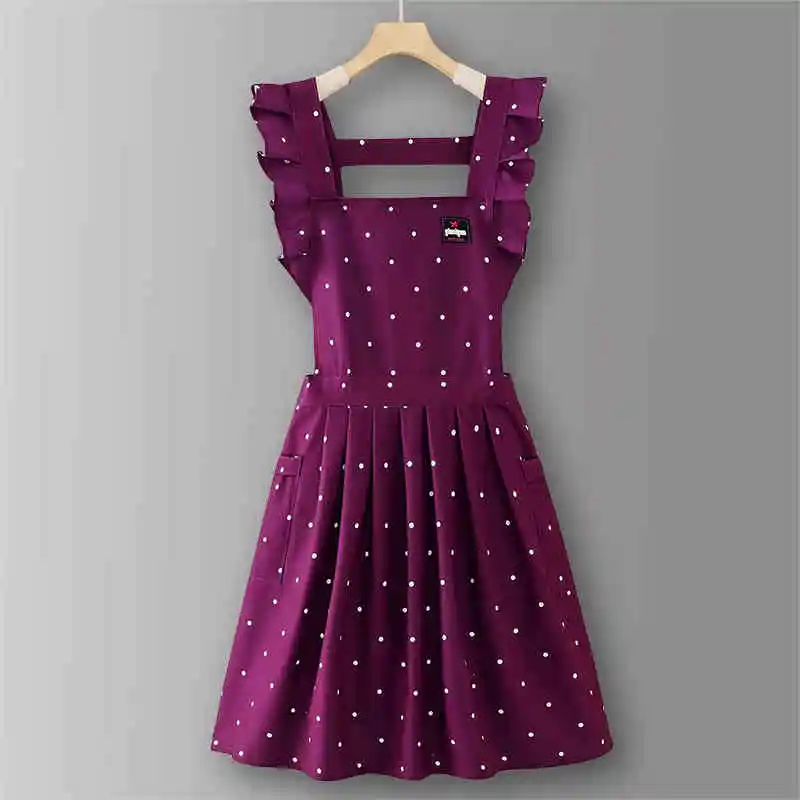 Waterproof Apron Kitchen Oil Proof Waistcoat Catering Waiter Uniform Garden Aprons With Pockets Beauty Salon Nail Salon Smock