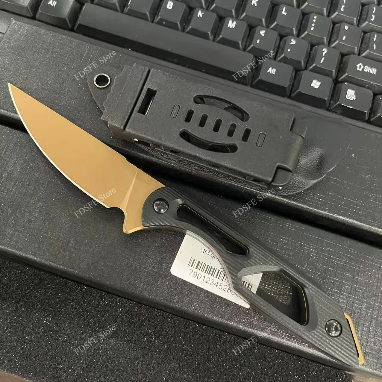Bushcraft Knife Fixed - อุปกรณ์กิจกรรมกลางแจ้งอเนกประสงค์ เดินป่า ตกปลา EDC มัลติทูล มีดพกพาสำหรับกิจกรรมกลางแจ้ง