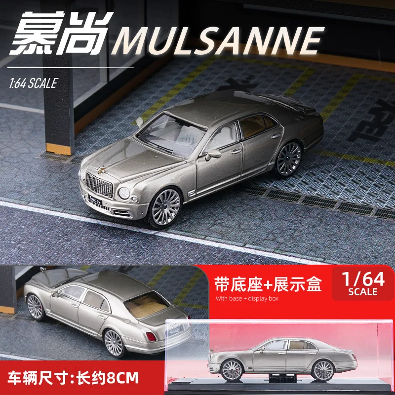 

Модель 1/64 SC, автомобиль Mulsanne, роскошная коллекция из сплава, искусственная кожа, подарок для мальчиков, девочек, подростков, взрослых