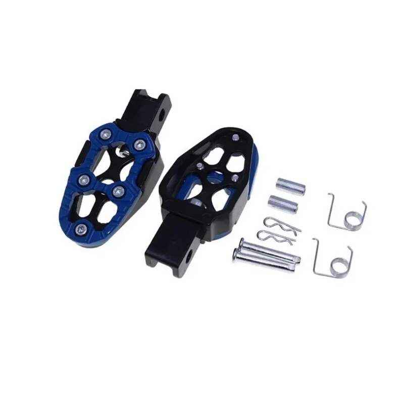 1 Pair Motorcycle Modification Aluminum Alloy Pedals Rear Anti Slip Pedal Universal Foot Pedal Motorcycle Accessories